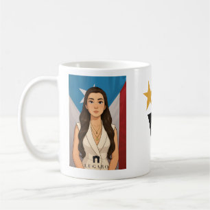 Alexandra Lugaro und Rafael Bernabe Kaffeetasse