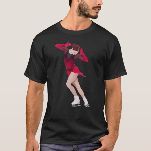 Alexandra Trusova SP 2021 2022 Kunst überdacht T-Shirt (Vorderseite)