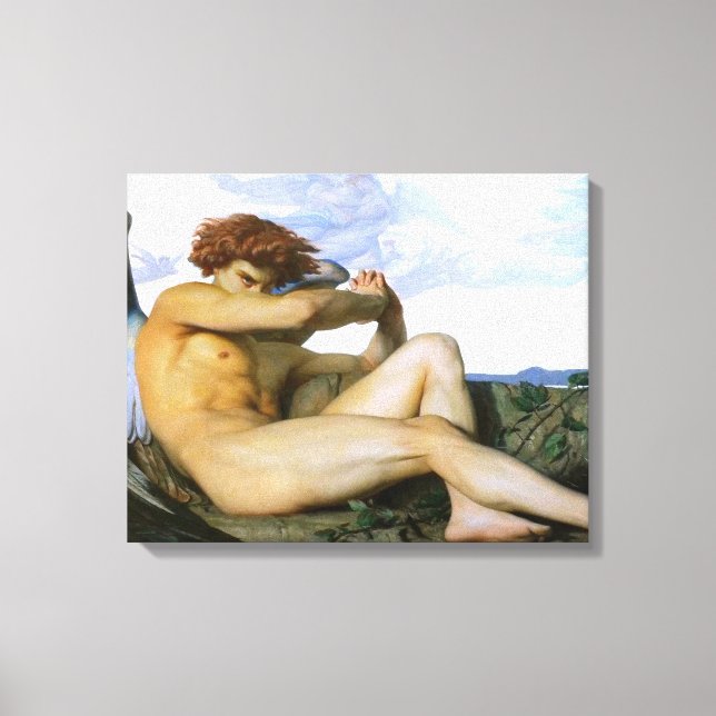 Alexandre Cabanel - Fallen Angel Leinwanddruck (Vorderseite)