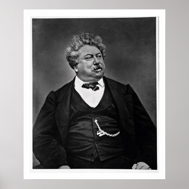 Alexandre Dumas pere (1802-70), von 'Galerie Cont Poster (Vorne)