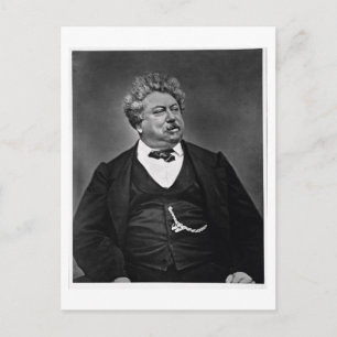 Alexandre Dumas pere (1802-70), von 'Galerie Cont Postkarte