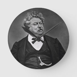 Alexandre Dumas pere (1802-70), von 'Galerie Inh. Runde Wanduhr