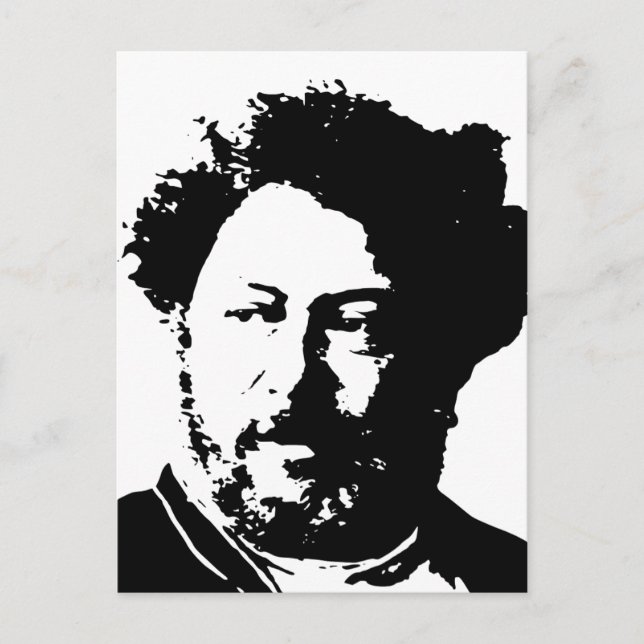 Alexandre Dumas Postkarte (Vorderseite)