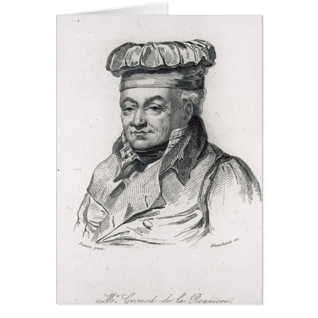 Alexandre Grimod de la Reyniere (Vorne)