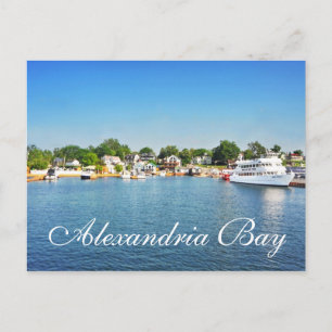 Alexandria Bay, New York, USA Postkarte