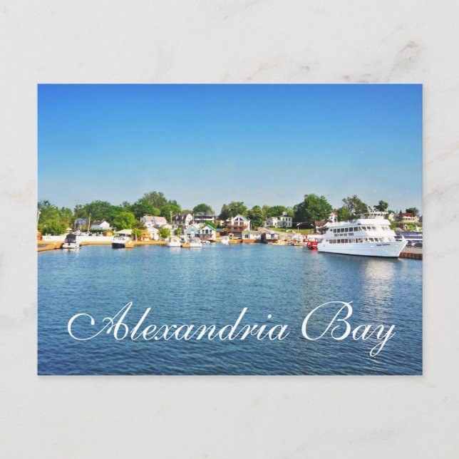 Alexandria Bay, New York, USA Postkarte (Vorderseite)