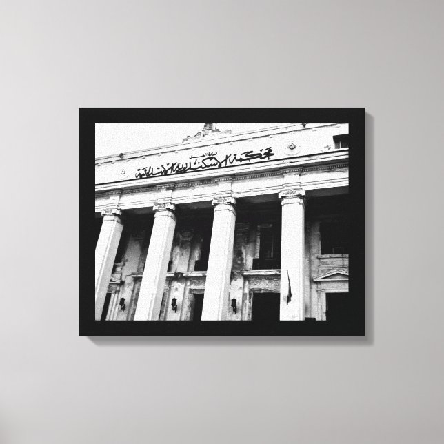 Alexandria Gebäude Leinwanddruck (Vorderseite)