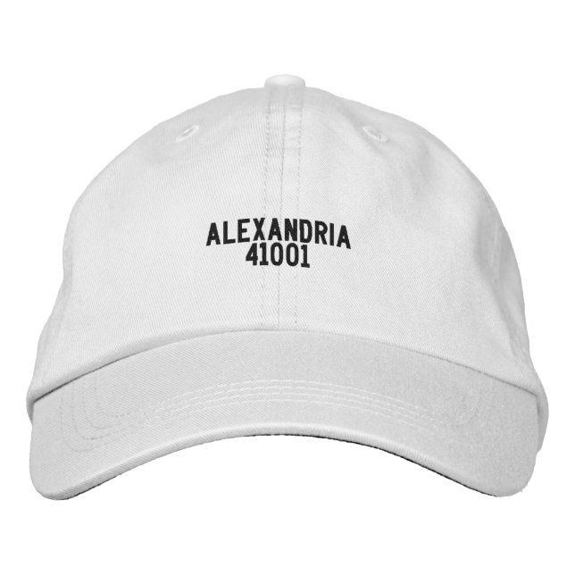 Alexandria Kentucky Hat Bestickte Baseballkappe (Vorderseite)