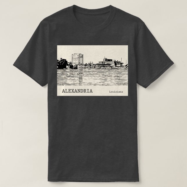 Alexandria Louisiana TShirt - 1 (Design vorne)
