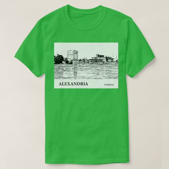 Alexandria Louisiana TShirt - 2 (Design vorne)
