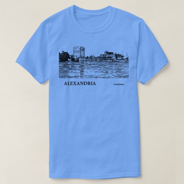 Alexandria Louisiana TShirt - 3 (Design vorne)