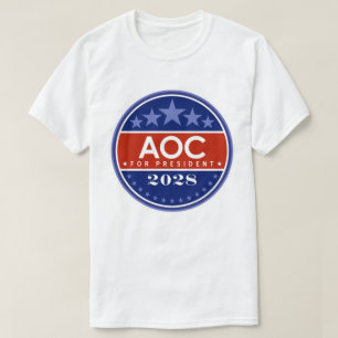 Alexandria Ocasio-Cortez für Präsidentin 2028 T-Shirt