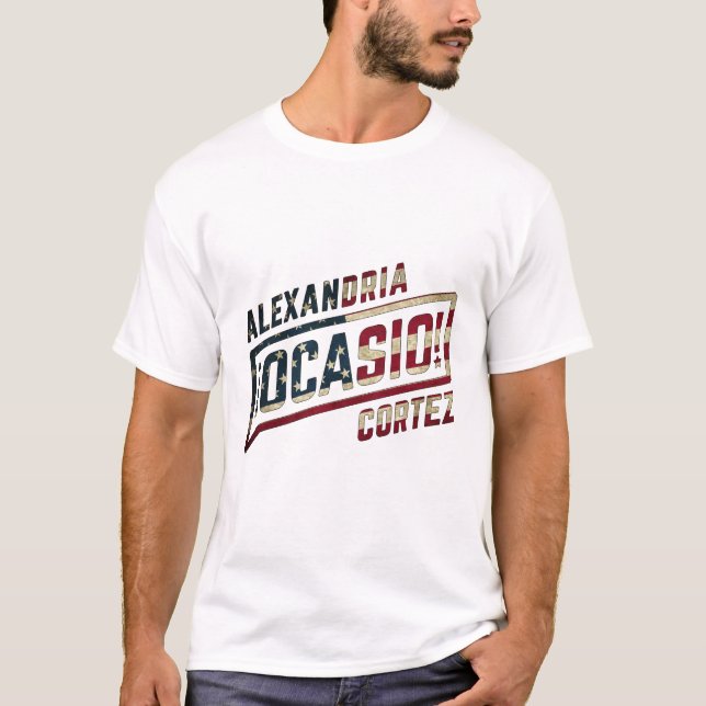 Alexandria Ocasio-Cortez T-Shirt (Vorderseite)