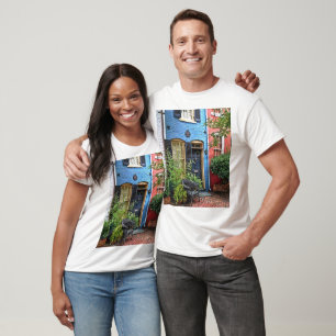 Alexandria VA - Gebäude mit Brandzeichen T-Shirt