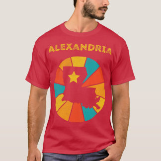 Alexandria Vintage Souvenir mit abgenutztem Look 1 T-Shirt