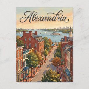 Alexandria, Virginia Postkarte
