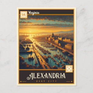 Alexandria, Virginia   Vintage Postkarte