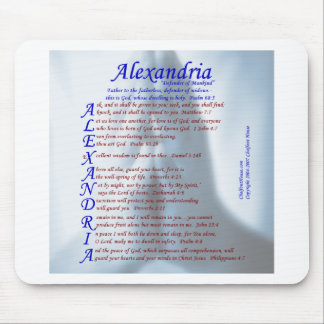 AlexandriaAcrostic Mousepad