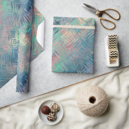 Alexandrite Blue Glassy Texture Geschenkpapier