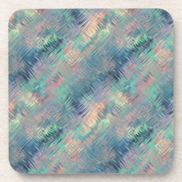 Alexandrite Blue Glassy Texture Getränkeuntersetzer