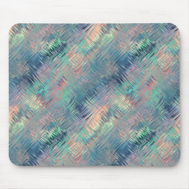 Alexandrite Blue Glassy Texture Mousepad (Vorne)
