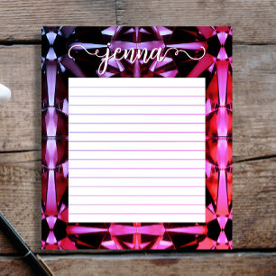 Alexandrite Gemstone Lined Personalisiert Notizblock