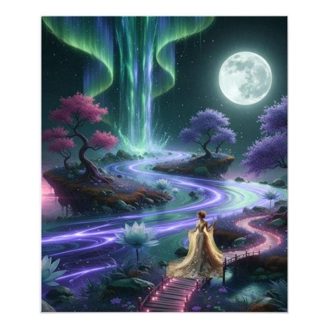 AlexDizaine "The Path of Light" Premium Wall Art Fotodruck (Vorne)