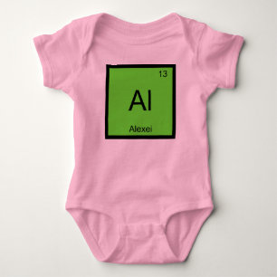 Alexei Name Chemie Element Periodensystem Baby Strampler