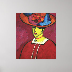 Alexej von Jawlensky, Schokko mit Tellerhut Leinwanddruck