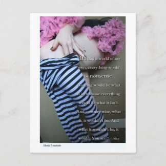 Alexia Anastasio "Nonsense" Postcard Postkarte