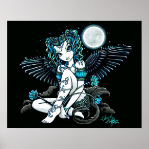 Alexis Blume Moon Angel Poster