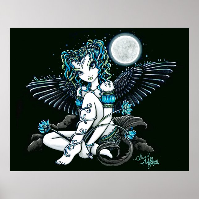 Alexis Blume Moon Angel Poster (Vorne)