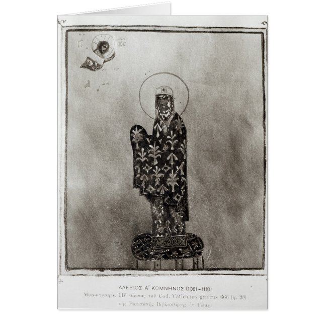 Alexius I Comnenus, byzantinischer Kaiser (Vorne)