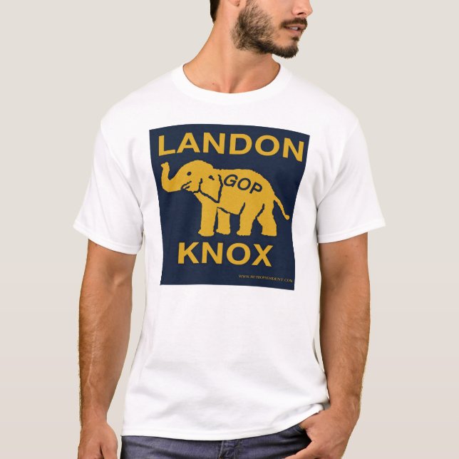 Alf Landon und Franklin Knox T-Shirt (Vorderseite)