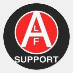 ALF-Unterstützung Runder Aufkleber