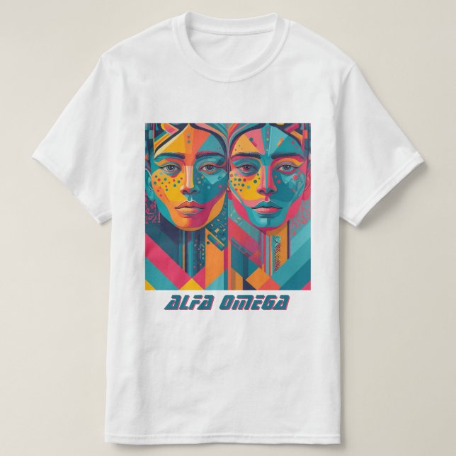 " ALFA OMEGA " T-Shirt (Design vorne)