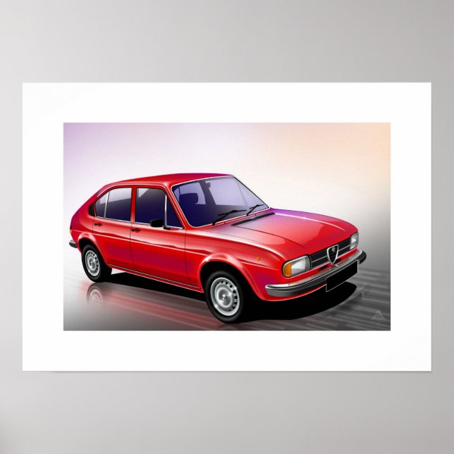 Alfa Romeo Alfasud Poster (Vorne)
