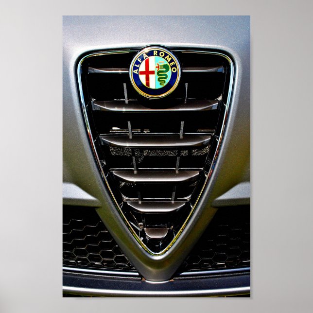 Alfa Romeo Classic Sports Car Poster (Vorne)