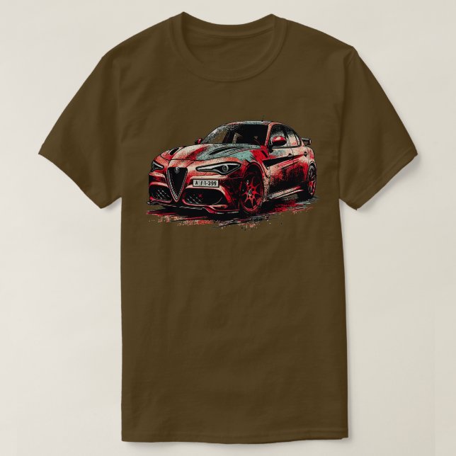 Alfa Romeo Giulia 4 T-Shirt (Design vorne)