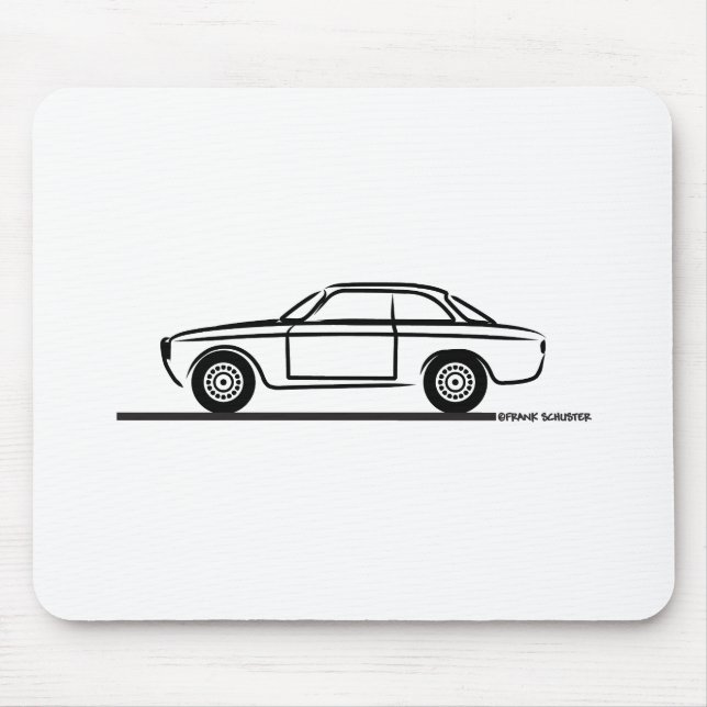 Alfa Romeo GTA GTV T - Shirt Mousepad (Vorne)