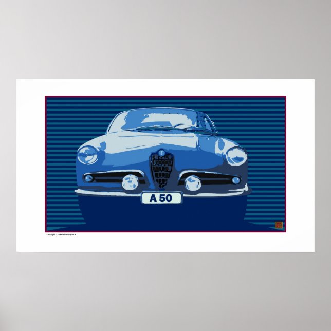 Alfa Romeo-Print Poster (Vorne)