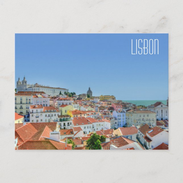 Alfalma Lissabon Portugal Postkarte (Vorderseite)