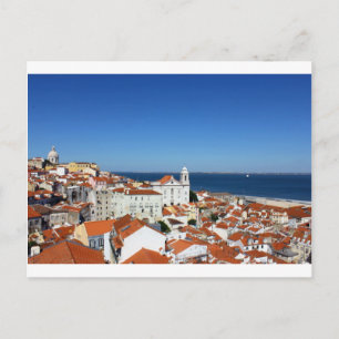 Alfama, Lissabon, Portugal, Postkarte