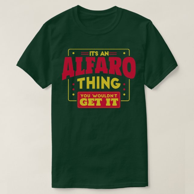 Alfaro T-Shirt (Design vorne)