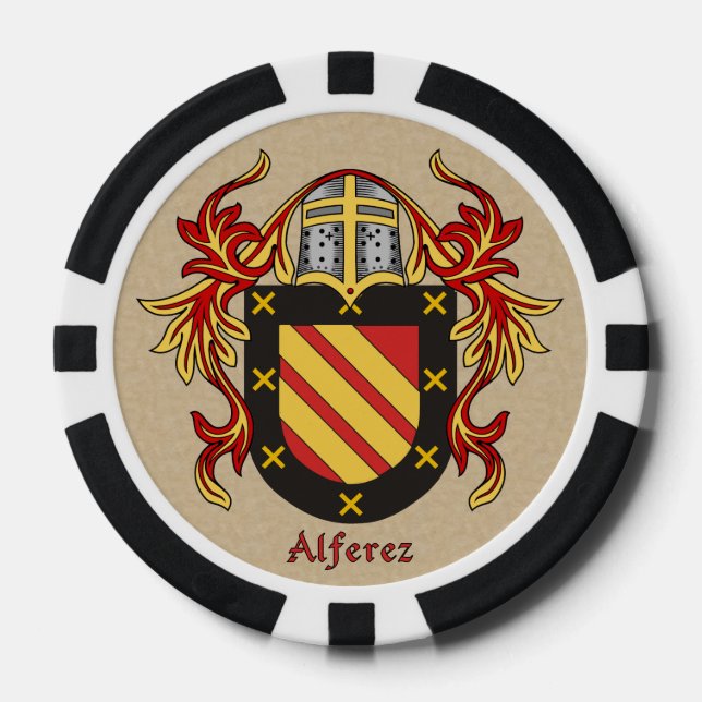 Alferez Heraldic Arms Pokerchips