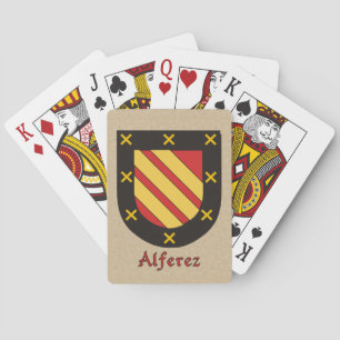 Alferez Heraldic Shield Spielkarten