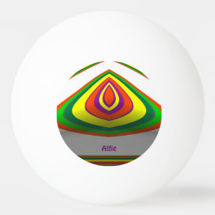 ALFIE ~ Leicht erkannt ~ Multicolor ~ Tischtennisball