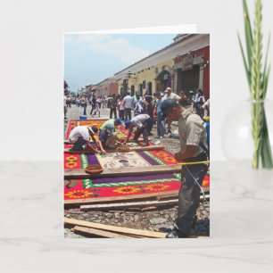 alfombra 15 feiertagskarte