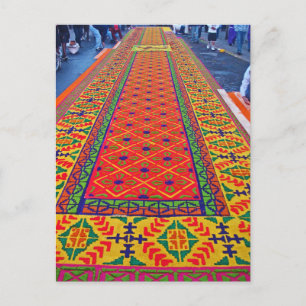 Alfombras de La Antigua 3 Postkarte