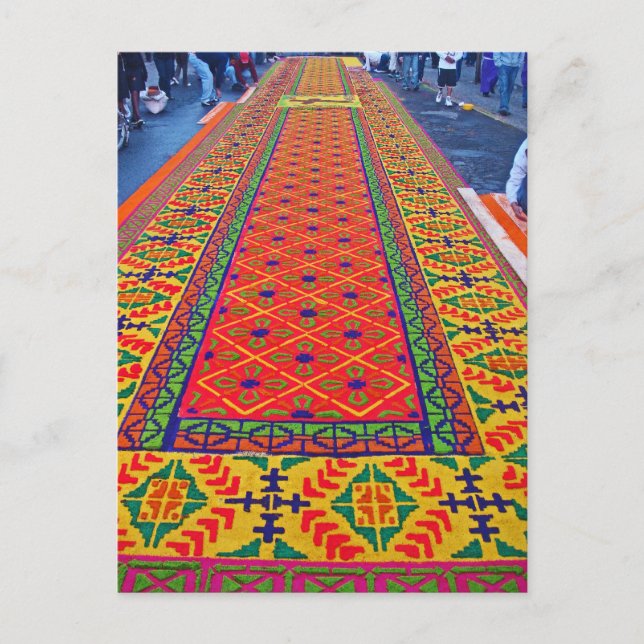 Alfombras de La Antigua 3 Postkarte (Vorderseite)